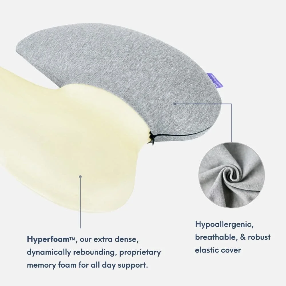 C CUSHION LAB Ergonomic Lumbar Support Pillow Memory Foam Back Pain Relief
